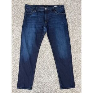 Mavi Jeans Mens 40x32 Blue Jake Slim Leg Dark Wash Stretch Denim